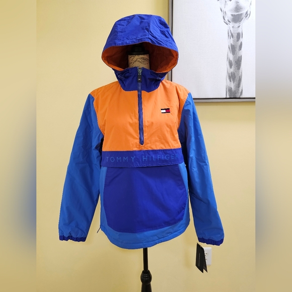 Tommy Hilfiger Half-Zip Water-Repellent Windbreaker - Picture 1 of 15